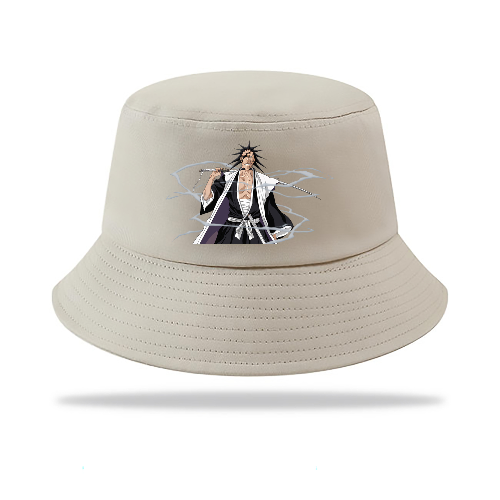 （画像用） ブリーチ ざらき けんぱち BLEACH Zaraki Kenpachi アウトドア日除けバケットハット